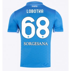 SSC Napoli Stanislav Lobotka #68 Domaci Dres 2024-25 Kratak Rukavima